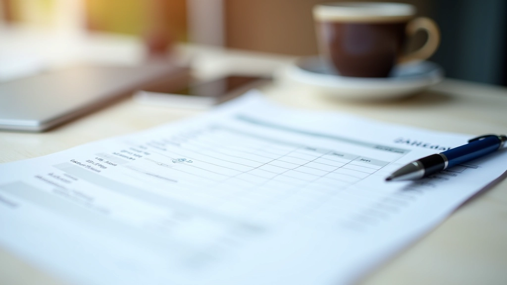 Steuererklarung und Lohnsteuerabzug Berechnung auf dem Schreibtisch